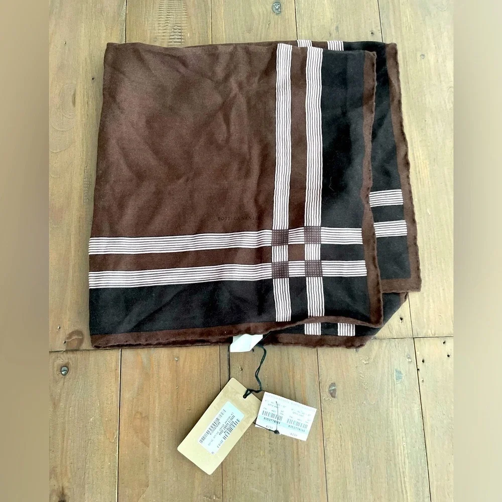 Bottega Veneta abstract scarf NWT